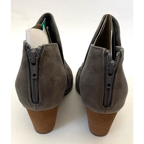 Report Scrunch Heeled Booties Boots Gray Brown Size 6.5 NEW - Picture 4 of 9